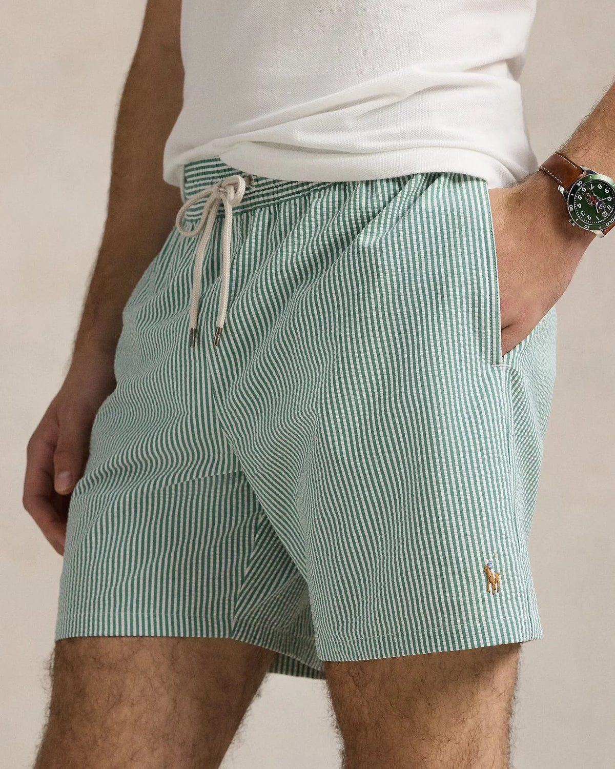 Bermuda POLO RALPH LAUREN Bañador Traveler Classic Fit Sirsaca Verde Raft