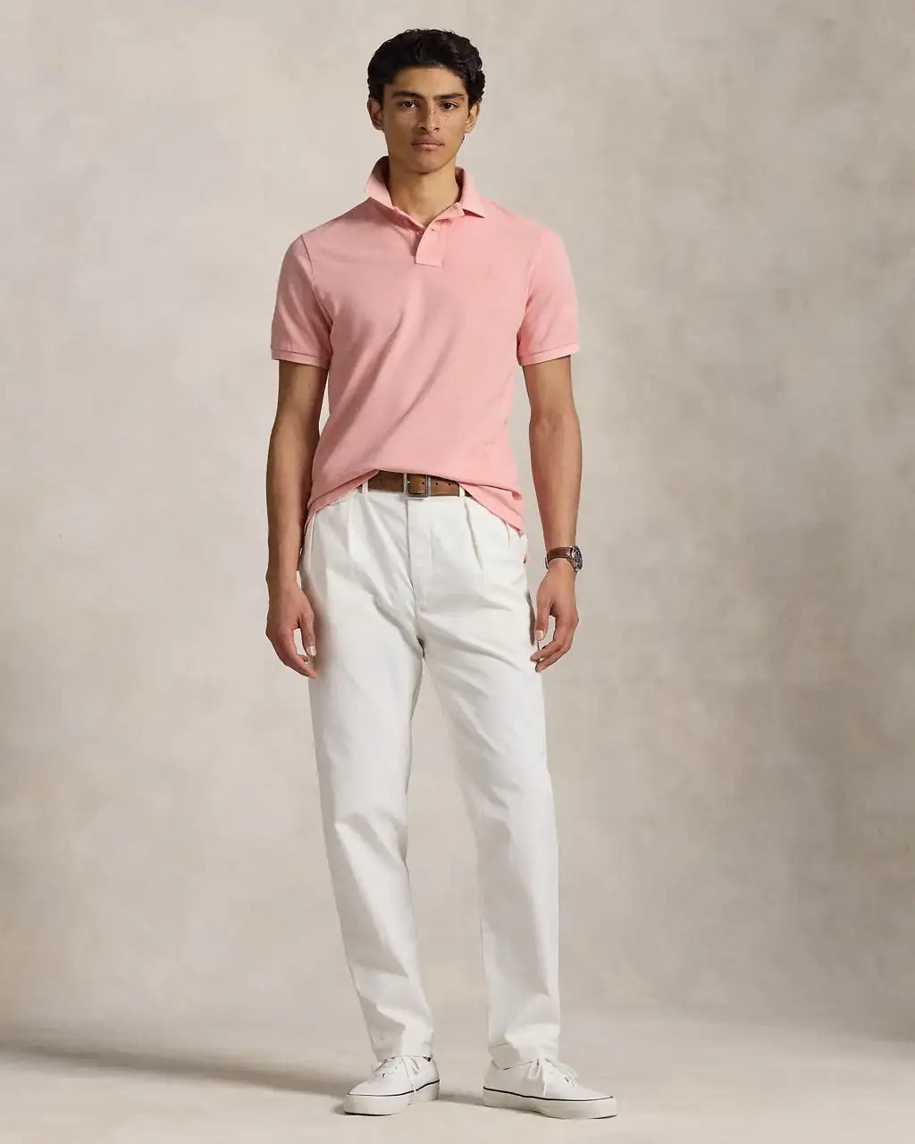Polo de Hombre POLO RALPH LAUREN Teñido Slim Fit Pink