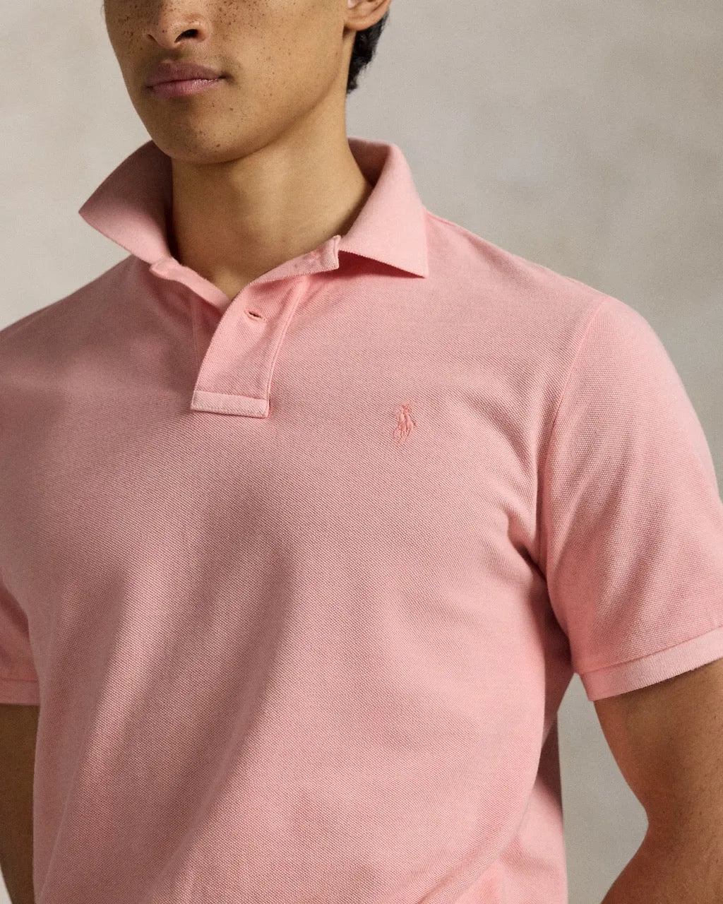 Polo de Hombre POLO RALPH LAUREN Teñido Slim Fit Pink