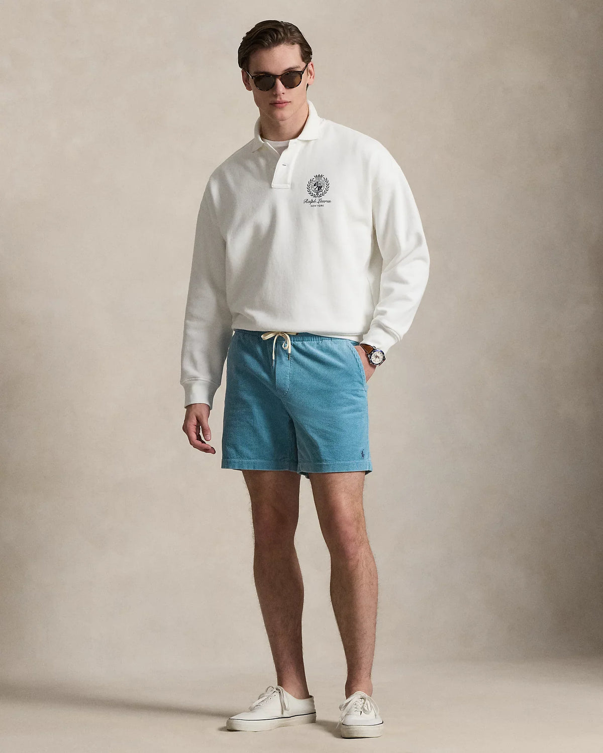 Bermudas POLO RALPH LAUREN Prepster Pana Azul