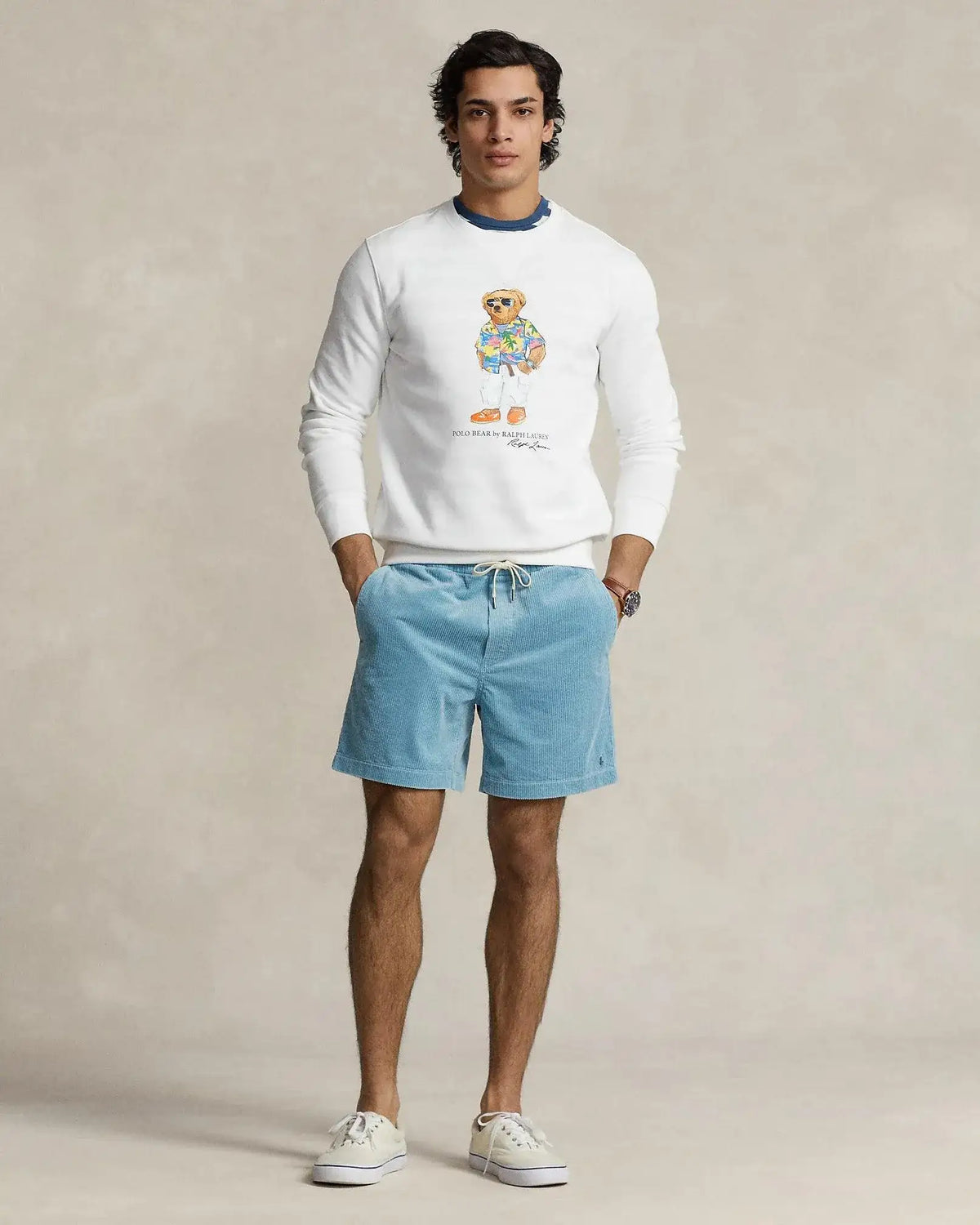 Sudadera Polo Ralph Lauren de Felpa con Polo Bear