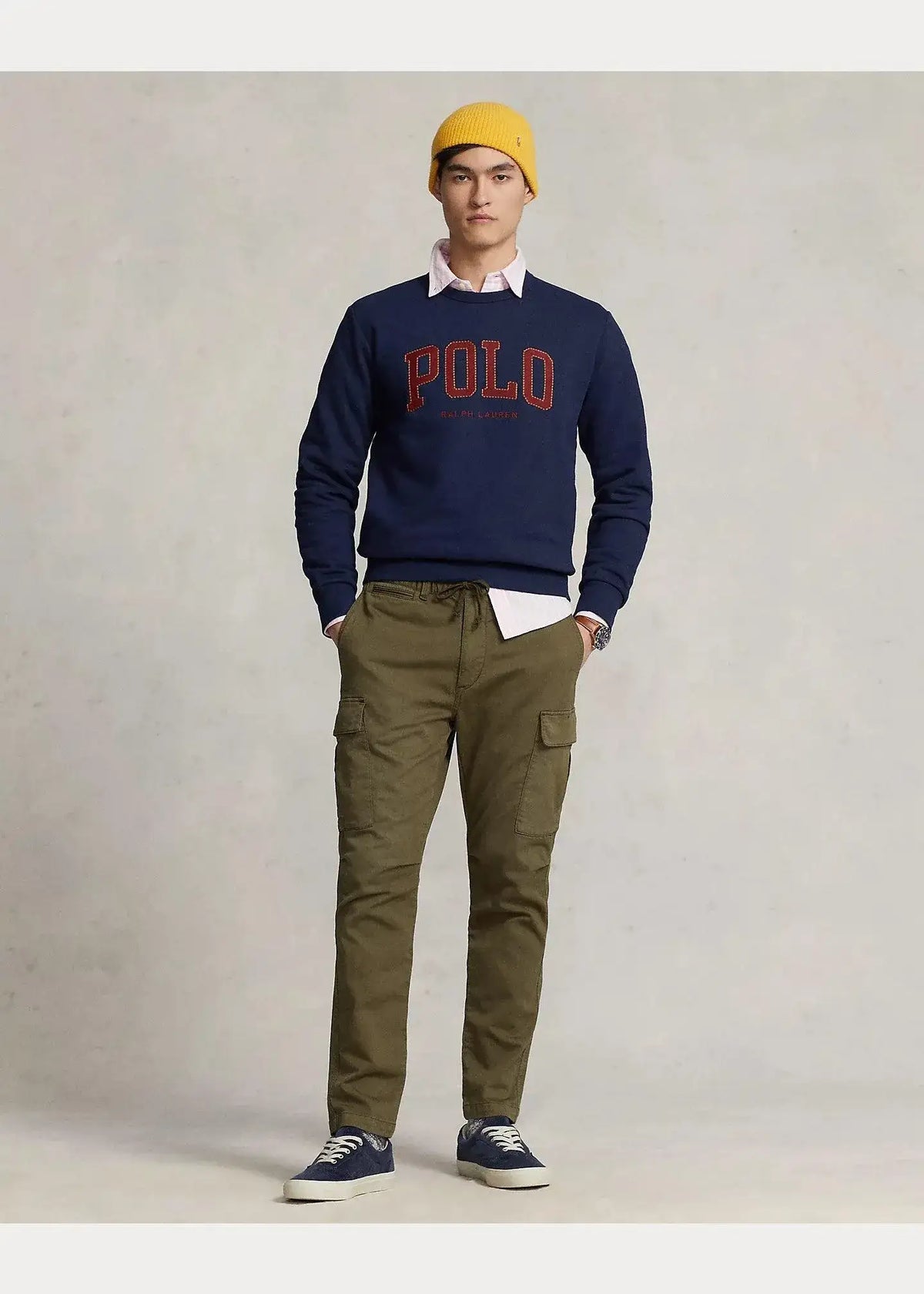 Sudadera Polo Ralph Lauren de felpa RL con logotipo