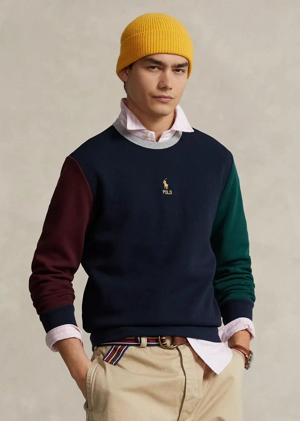Sudadera Polo Ralph Lauren de punto doble multicolor
