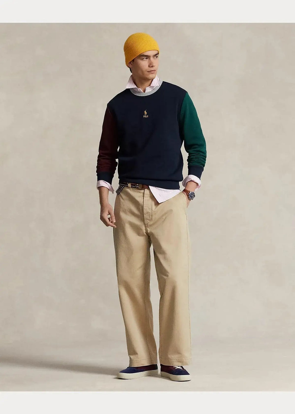 Sudadera Polo Ralph Lauren de punto doble multicolor