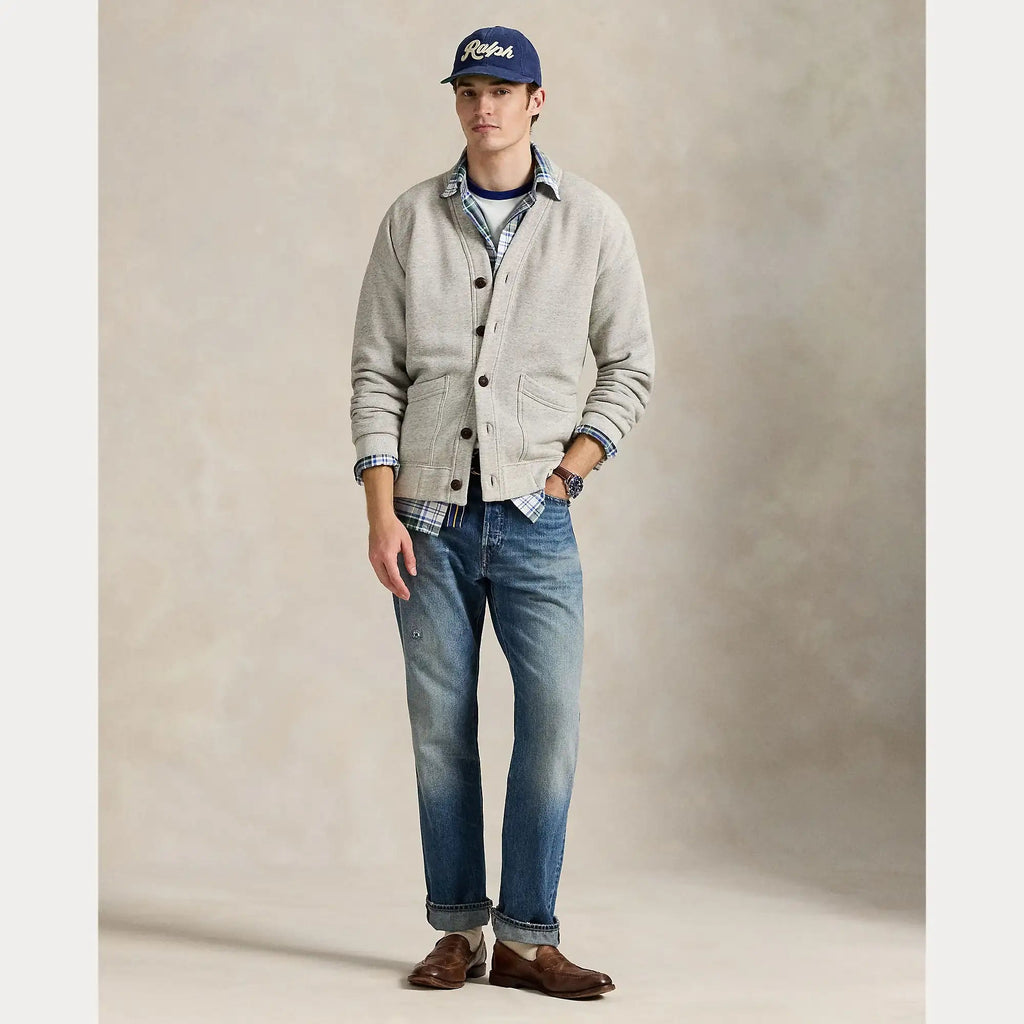 Cárdigan POLO RALPH LAUREN Vintage Fit Fleece Loft Heather