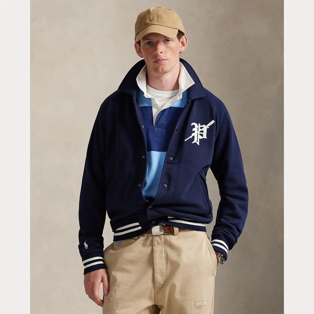 Cárdigan POLO RALPH LAUREN Graphic Fleece Cruise Navy